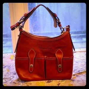 Dooney and Bourne handbag small Lucy red